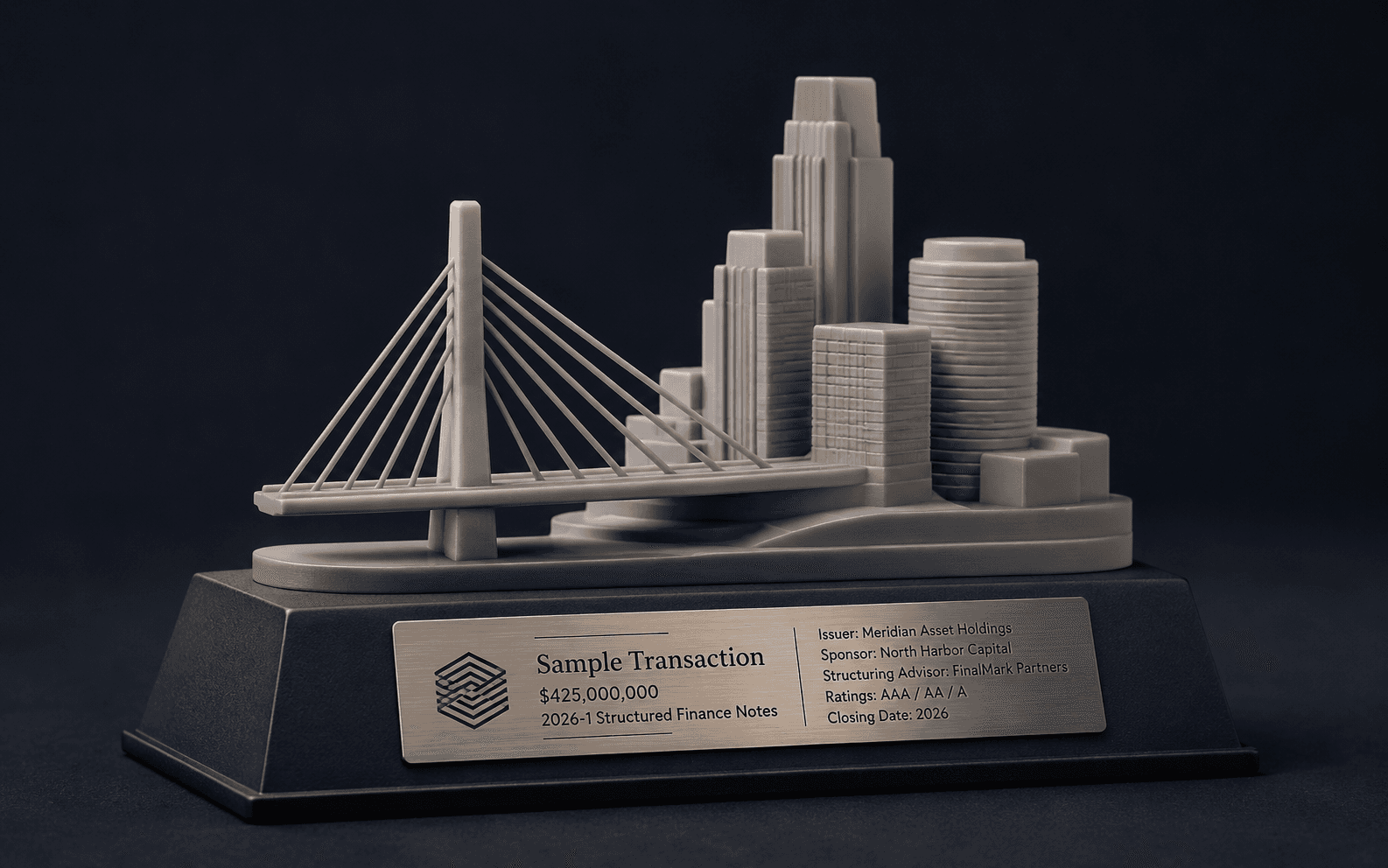 Resin sample miniature commemorative model