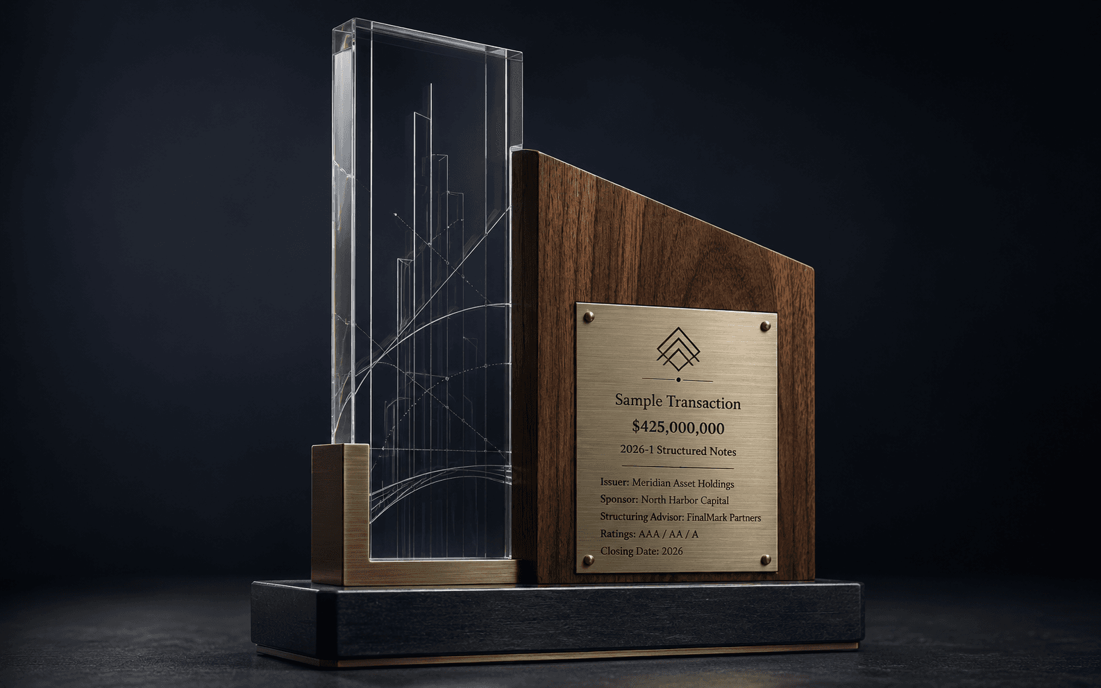 Mixed-material sample transaction commemorative